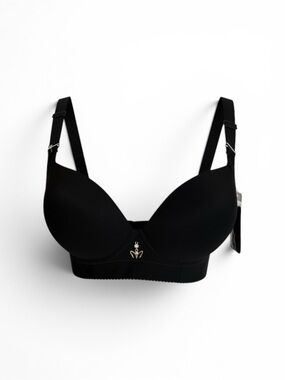 Everyday Black Wired Padded Push-Up Bra - Women Intimates
